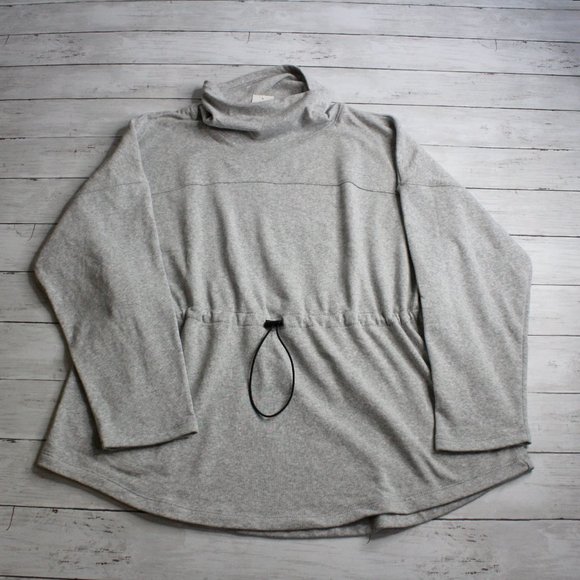 Cato Women's Gray Cozy Tunic Top Plus Size 18W 20W Fleece Sweatshi… - Picture 1 of 4